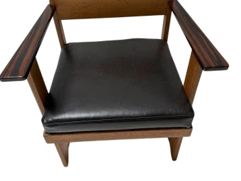 Two Art Deco Modernist Armchairs by Anton Lucas for N.V. Meubelkunst, 1920s